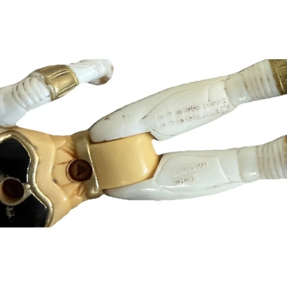Vintage Mighty Morphin Power Rangers White Ranger Action Figure 4